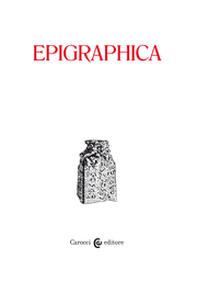 Cover: Epigraphica - 0013-9572