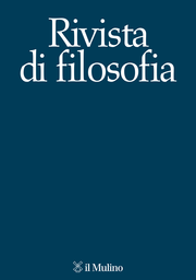 Cover: Rivista di filosofia - 0035-6239