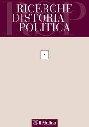 Cover of the journal Ricerche di storia politica - 1120-9526