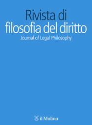 Copertina del fascicolo 1/2023 from journal Rivista di filosofia del diritto